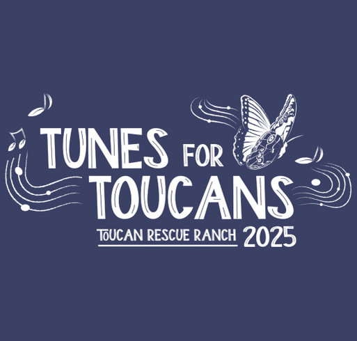 Tunes for Toucans 2025 shirt design - zoomed