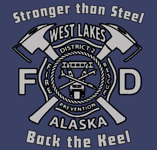 Stronger than Steel. Back the Keel! shirt design - zoomed