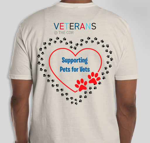 VRG Supports Pets for Vets Spring/Summer 2024 Fundraiser - unisex shirt design - back