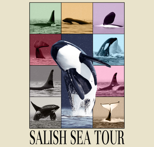 In My Orca Era: The Salish Sea Tour shirt design - zoomed