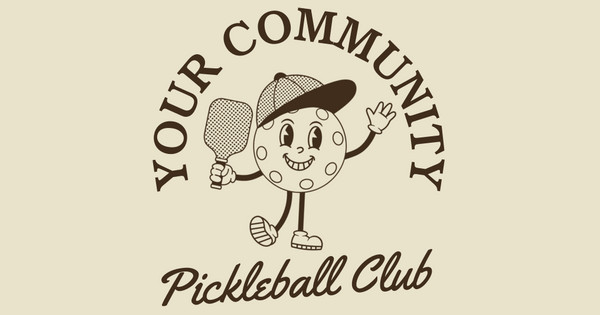 Zoomed in Design Idea Number 62628: Pickleball Club