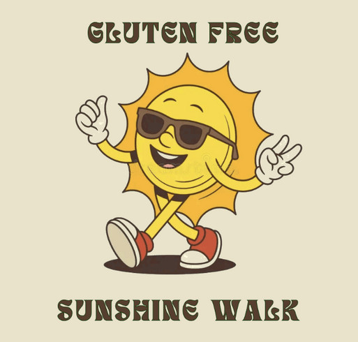 Beyond Celiac / Sunshine Walk Fundraiser shirt design - zoomed
