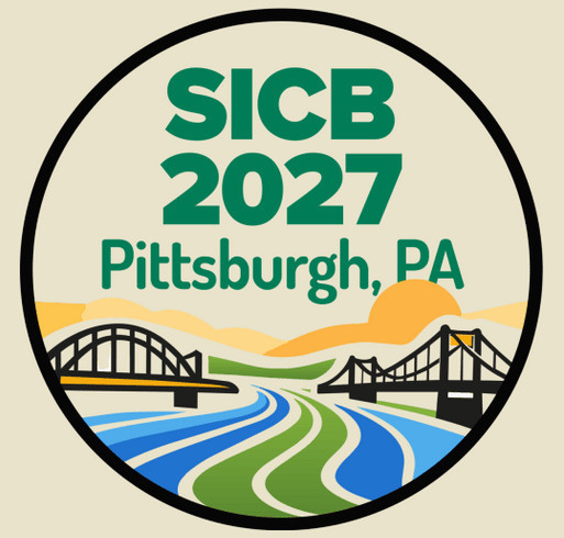 SICB 2027 Pittsburgh, PA shirt design - zoomed