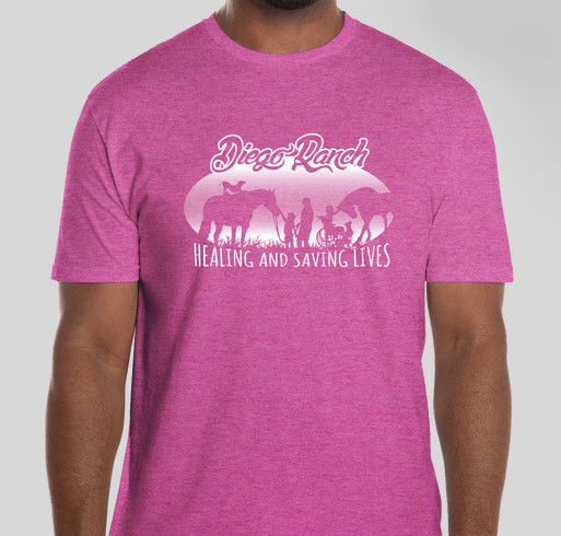 Saving the Lives of Children & Veterans Through Equine Therapy Fundraiser - unisex shirt design - front