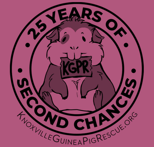 KGPR's 25th Anniversary fundraiser shirt design - zoomed