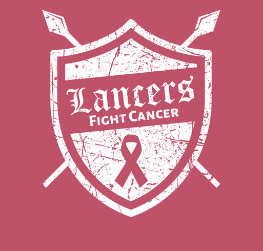 Lancers Fight Cancer shirt design - zoomed