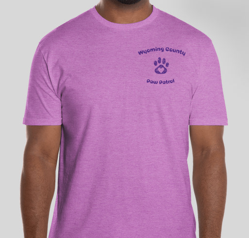 Wyoming County Paw Patrol Shirt Sale Fundraiser - unisex shirt design - front