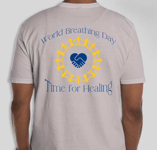 World Breathing Day 2024 - T-SHIRT FUNDRAISER Fundraiser - unisex shirt design - back