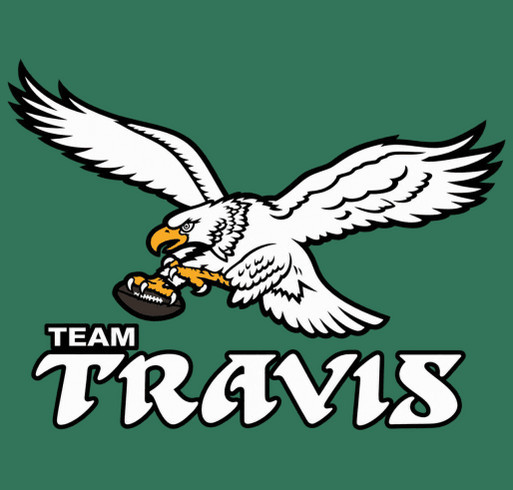 Go Travis and Go Birds! shirt design - zoomed