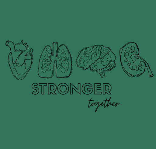 Stronger Together for Kathy shirt design - zoomed
