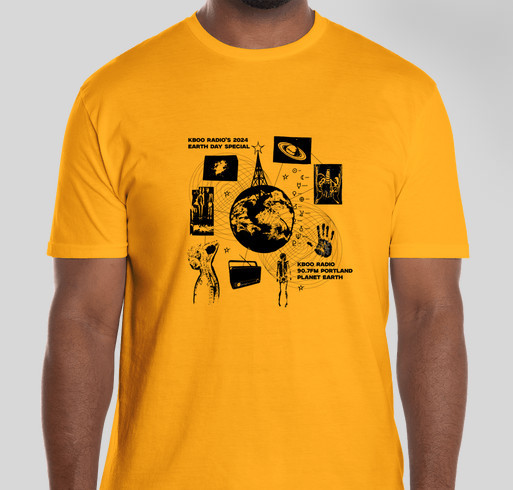 KBOO's 2024 Earth Day Fundraiser Fundraiser - unisex shirt design - front
