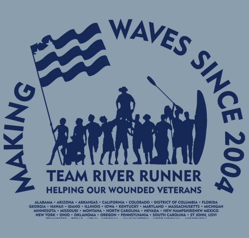Join the Celebration! Team River Runner's 20th Anniversary Tee Shirts Now Available! shirt design - zoomed