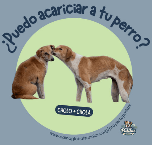 Cholo + Chola's Shirt | Proyecto Patitas shirt design - zoomed