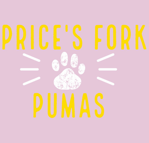 Price's Fork Elementary School Gear shirt design - zoomed