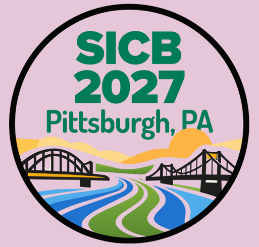 SICB 2027 Pittsburgh, PA shirt design - zoomed