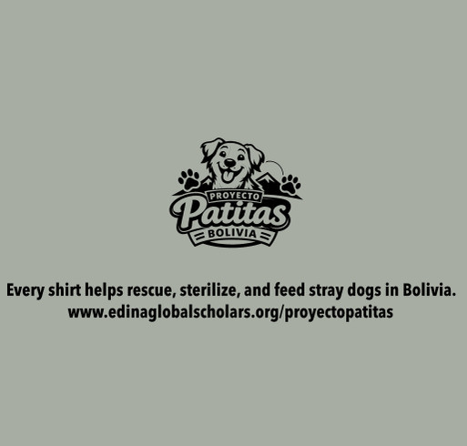 Tef's Shirt | Proyecto Patitas shirt design - zoomed
