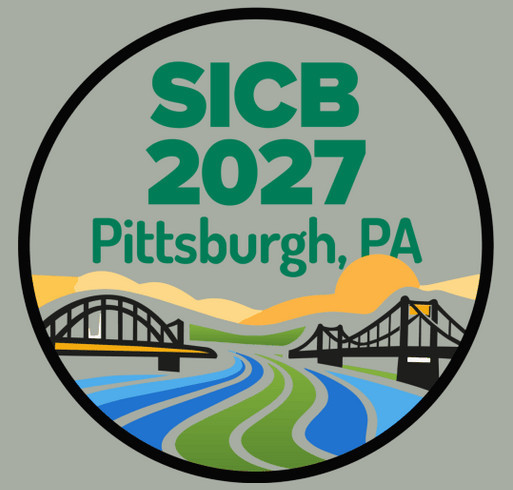 SICB 2027 Pittsburgh, PA shirt design - zoomed
