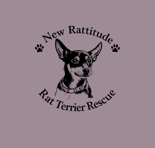 New Rattitude Rat Terrier Rescue 2026 Tshirt/Apparel Fundraiser shirt design - zoomed