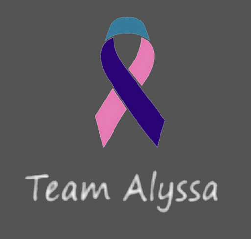 Team Alyssa: Stronger Together shirt design - zoomed