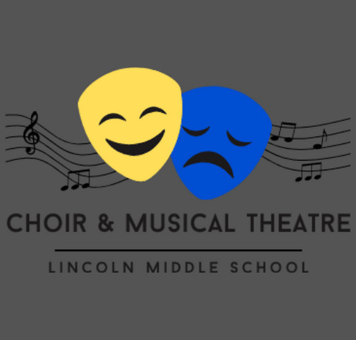 Lincoln Musical & Choir Fundraiser shirt design - zoomed