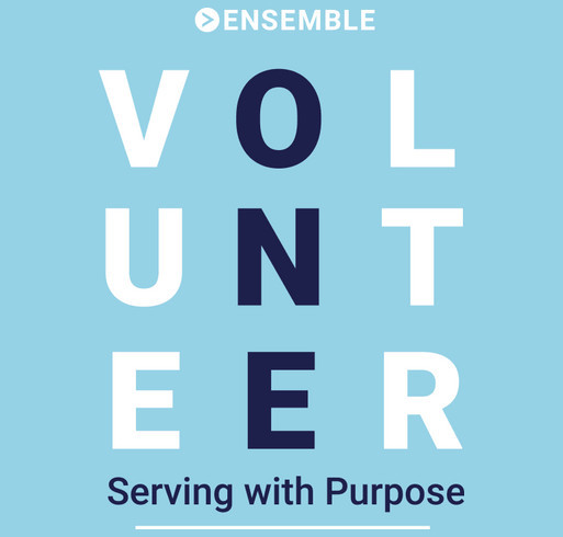 Serving with Purpose shirt design - zoomed