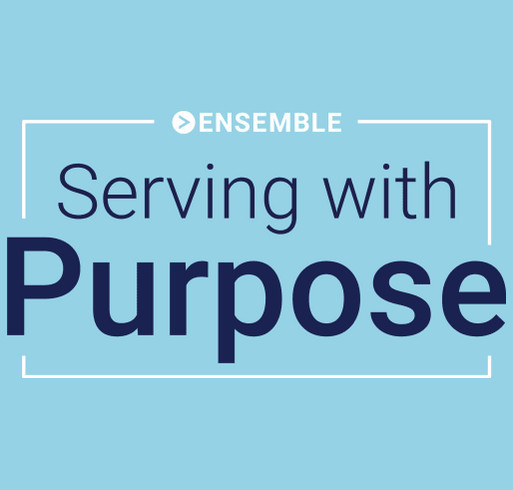 Serving with Purpose shirt design - zoomed