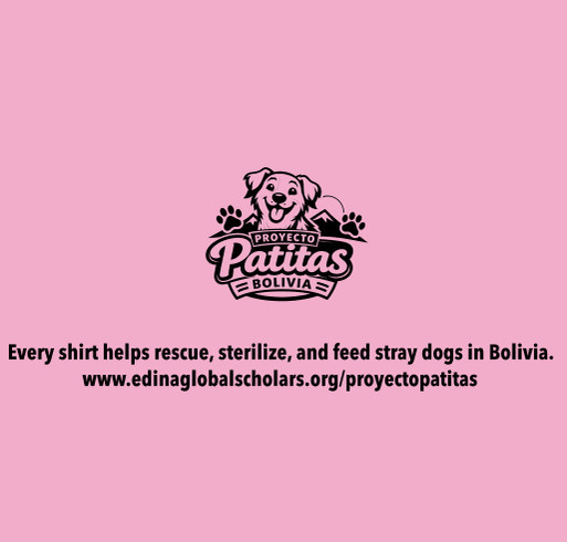 Salar's Shirt | Proyecto Patitas shirt design - zoomed
