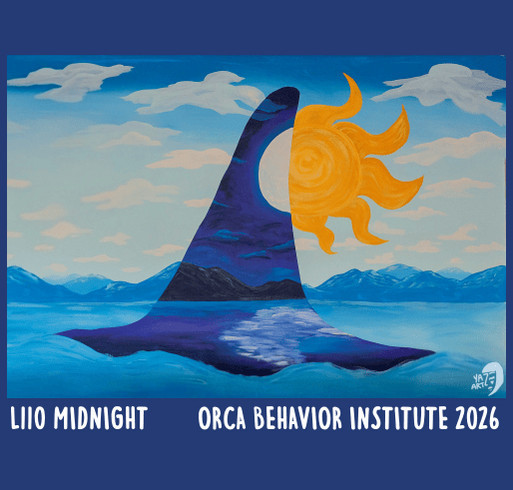 Orca Behavior Institute's 2026 T-Shirt Fundraiser shirt design - zoomed