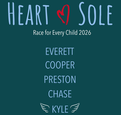 Support Children's National Medical Center and Team Heart & Sole shirt design - zoomed