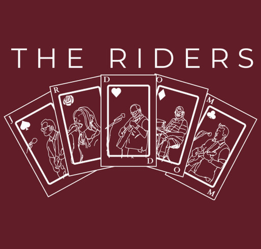 The Riders shirt design - zoomed