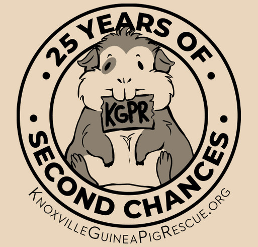 KGPR's 25th Anniversary fundraiser shirt design - zoomed