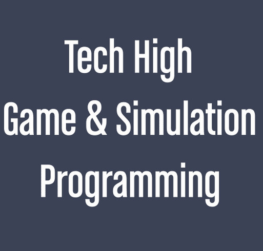 Tech High Game & Simulation Programming shirt design - zoomed
