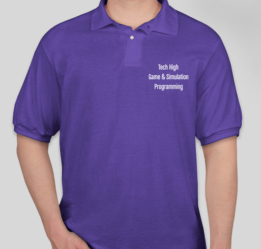 Tech High Game & Simulation Programming Fundraiser - unisex shirt design - small