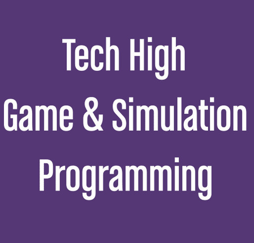 Tech High Game & Simulation Programming shirt design - zoomed