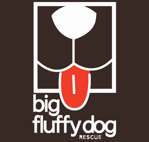 Big Fluffy Dog Rescue shirt design - zoomed