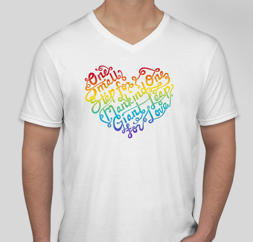 LOVE for Orlando! Fundraiser - unisex shirt design - front