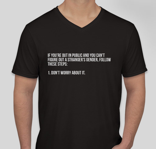 The Transcending Gender Project Fundraiser Fundraiser - unisex shirt design - front