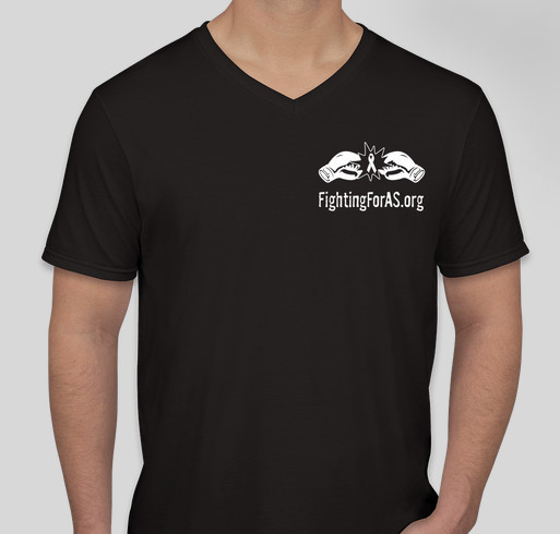 Fighting For Ankylosing Spondylitis Fundraiser - unisex shirt design - front