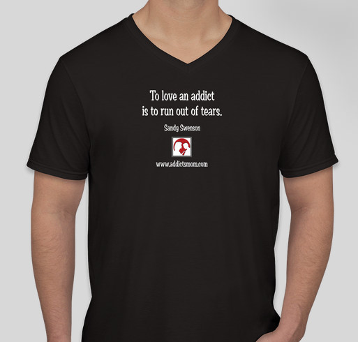 To Love An Addict Fundraiser - unisex shirt design - front