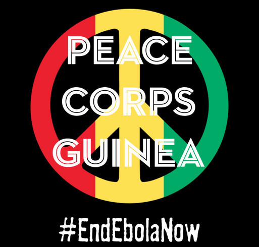 National Peace Corps Association Ebola Relief Fund shirt design - zoomed