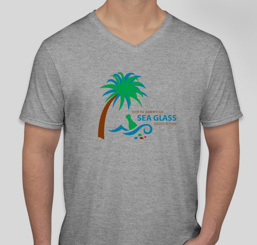 2021 North American Sea Glass Association Virtual Festival Apparel Fundraiser - unisex shirt design - front