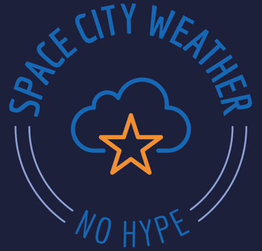 Space City Weather t-shirt drive shirt design - zoomed