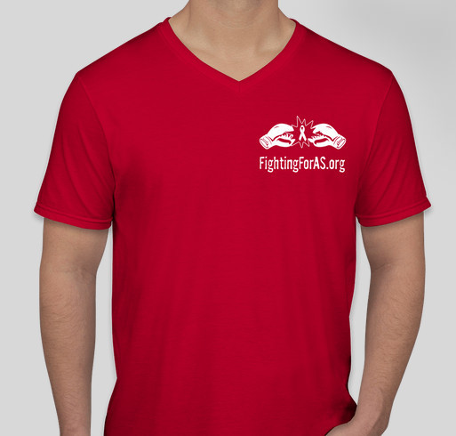 Fighting For Ankylosing Spondylitis Fundraiser - unisex shirt design - front