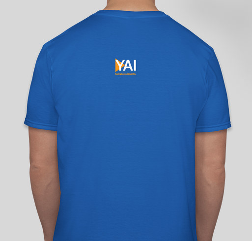 YAI Normal is Nothing Fundraiser - unisex shirt design - back