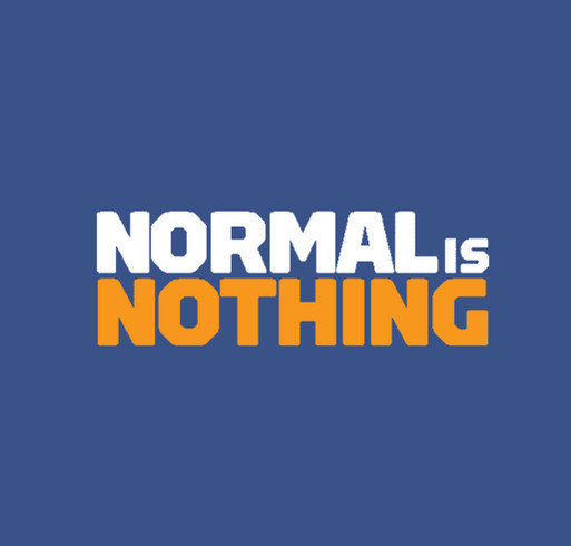 YAI Normal is Nothing shirt design - zoomed