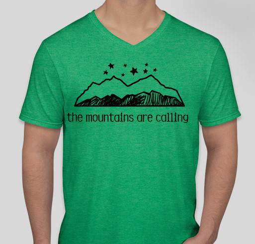 Hike the Appalachian Trail [AT]. Fundraiser - unisex shirt design - front