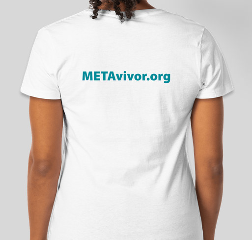 Don't Ignore Stage IV :: METAvivor Snowflake Fundraiser - unisex shirt design - back