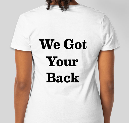 Raise Awareness Against Military Sexual Trauma Fundraiser - unisex shirt design - back