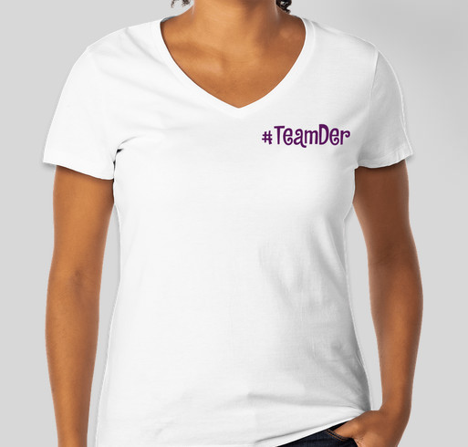#TeamDerry Fundraiser - unisex shirt design - front