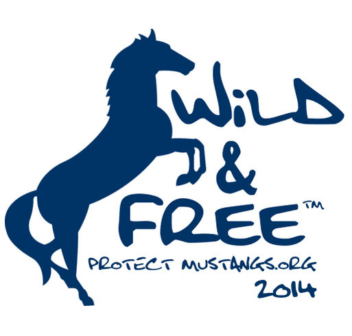 Protect Mustangs - Wild & Free shirt design - zoomed